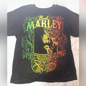 vintage bob marley large shirt